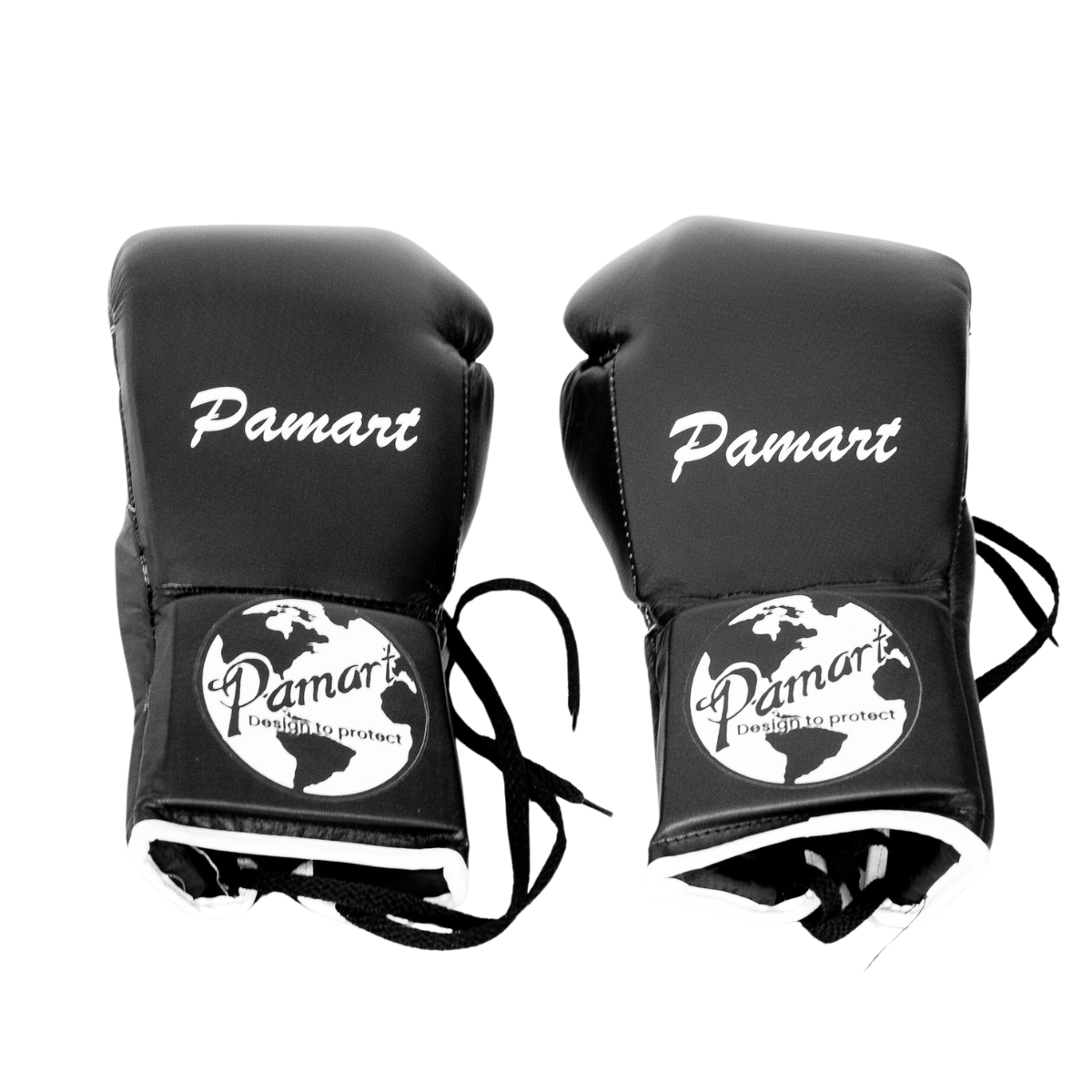 PAMART 20 Oz Boxing Glove Lace Up | Black