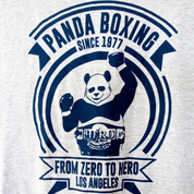 Panda Boxing Gym From Zero to Hero Logo Tshirt