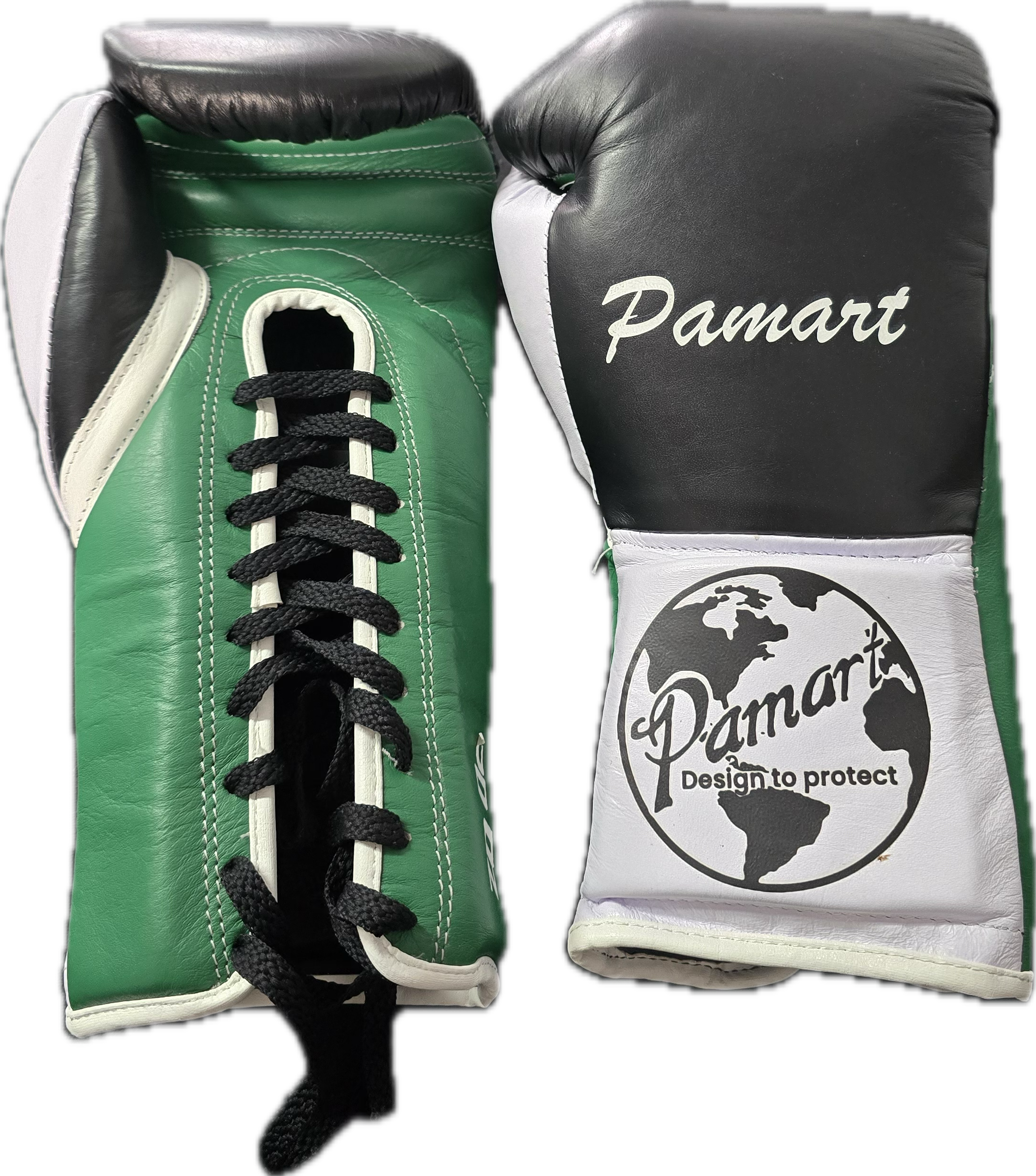 PAMART 20 Oz Boxing Glove | Multicolor (HEM) | Laces
