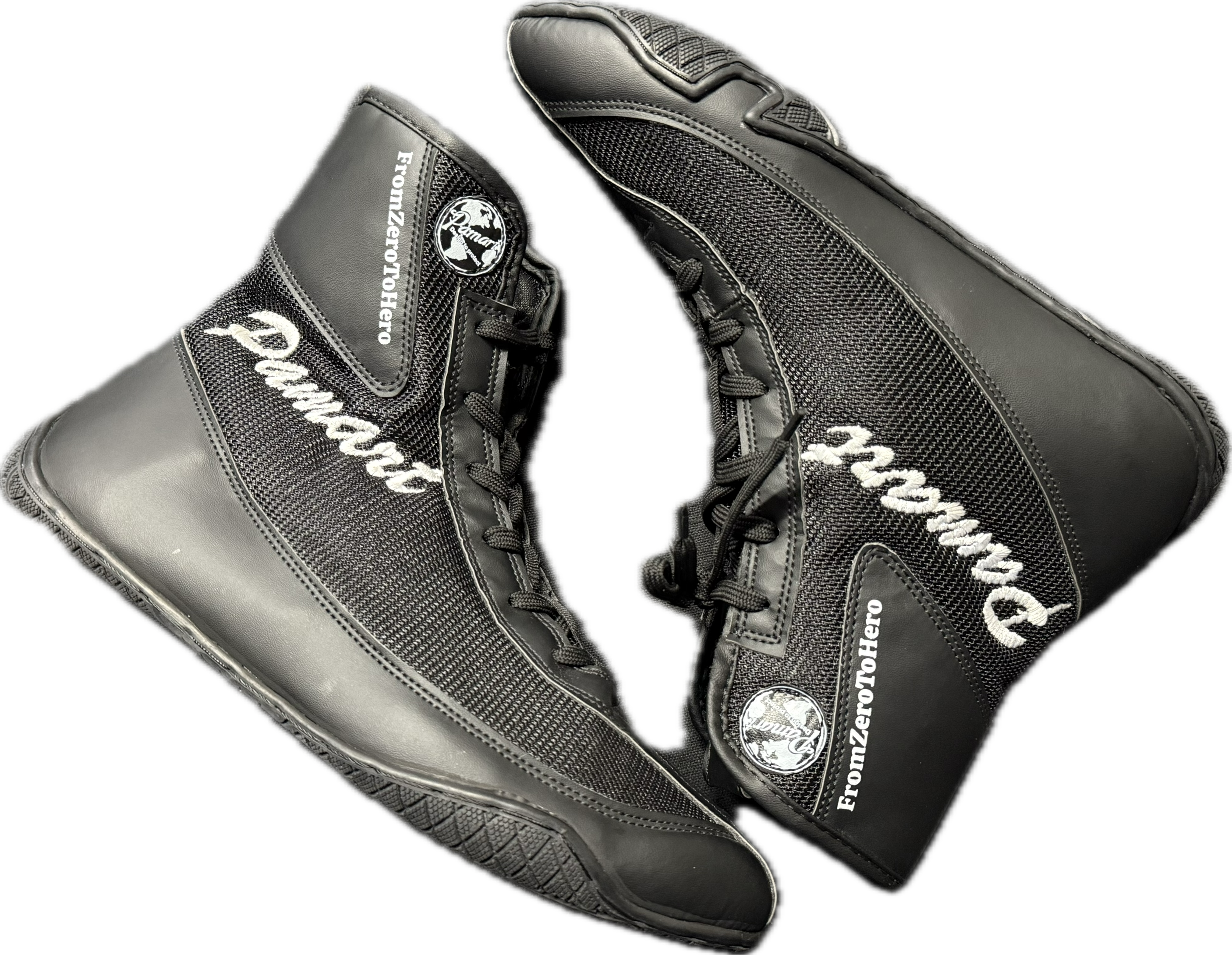 PAMART Boxing Shoes | Black | Hi-Top
