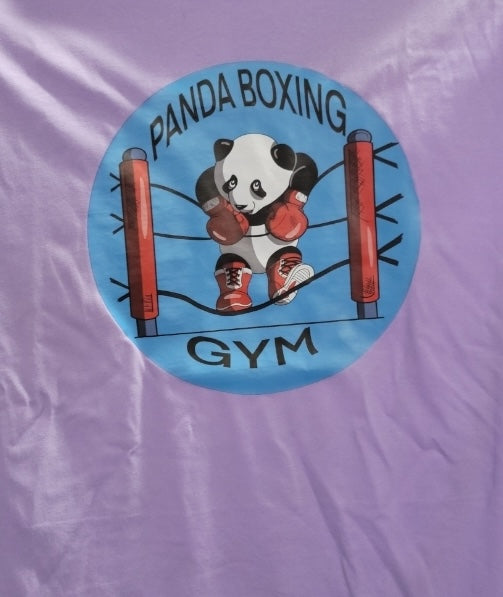 Panda Boxing Ring Logo Tshirt